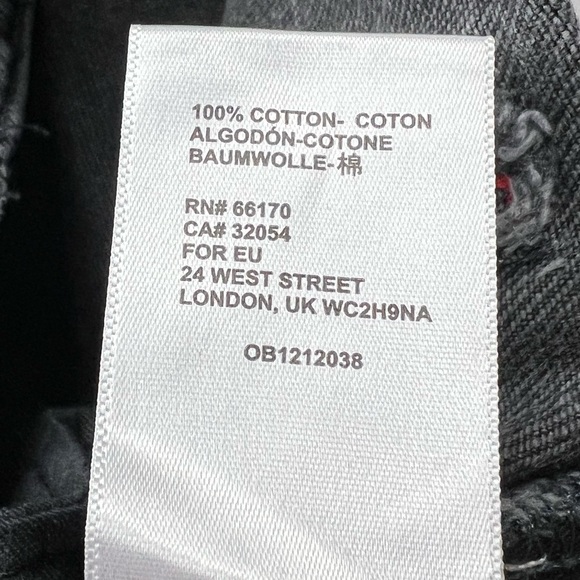 BDG Slim Straight Patch Jeans Sz:25 - Picture 11 of 16